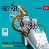 RESKIT RSU48-0421 Rafale (C, M) cockpit (Detailed edition) for HobbyBoss kit (3D printed) (1/48) 